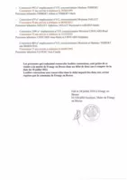 Avis de constatation des concessions arrivées à échéance