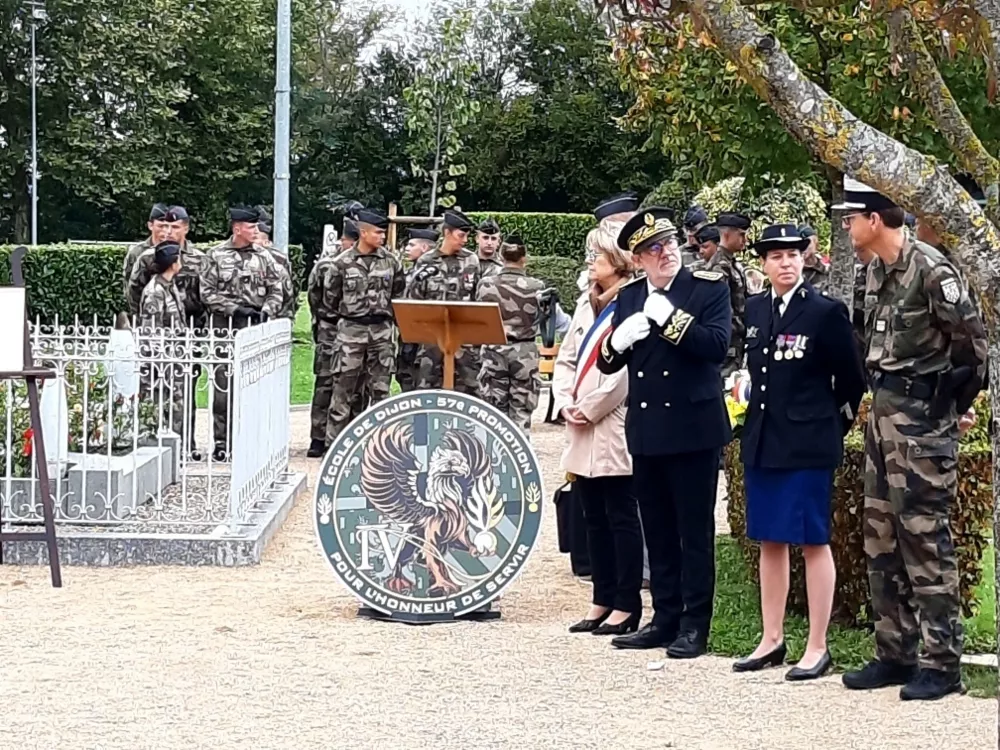 Hommage au garde Maurice Dhivert